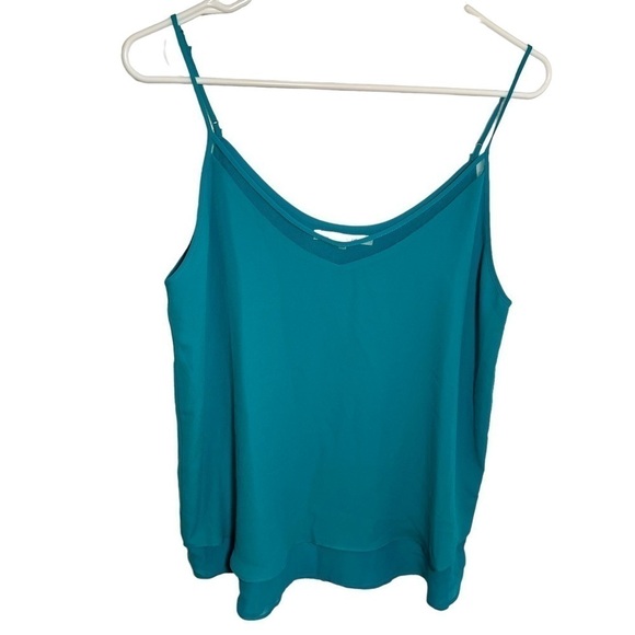 Violet + Claire Sleeveless Blouse Blue Green - Picture 1 of 11